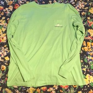 Lime green Vineyard vines long sleeve tee